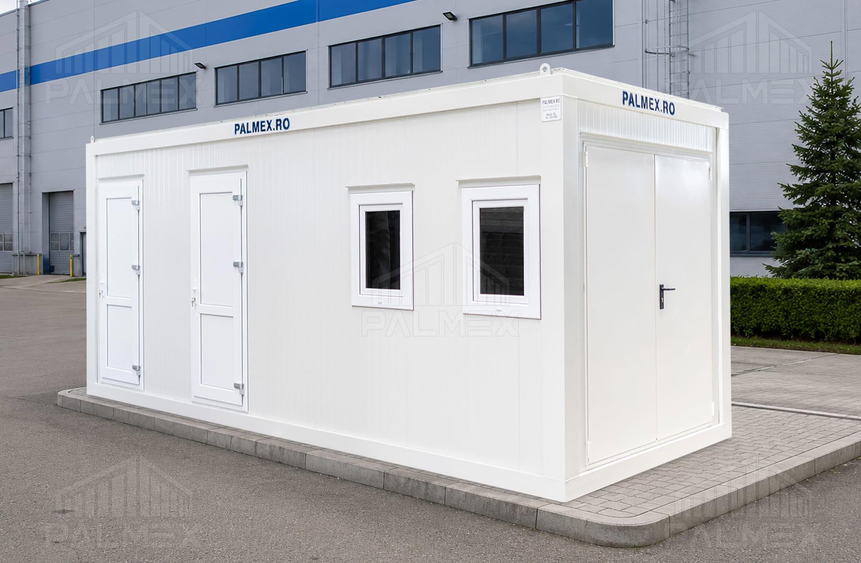 container birou cu 3 usi