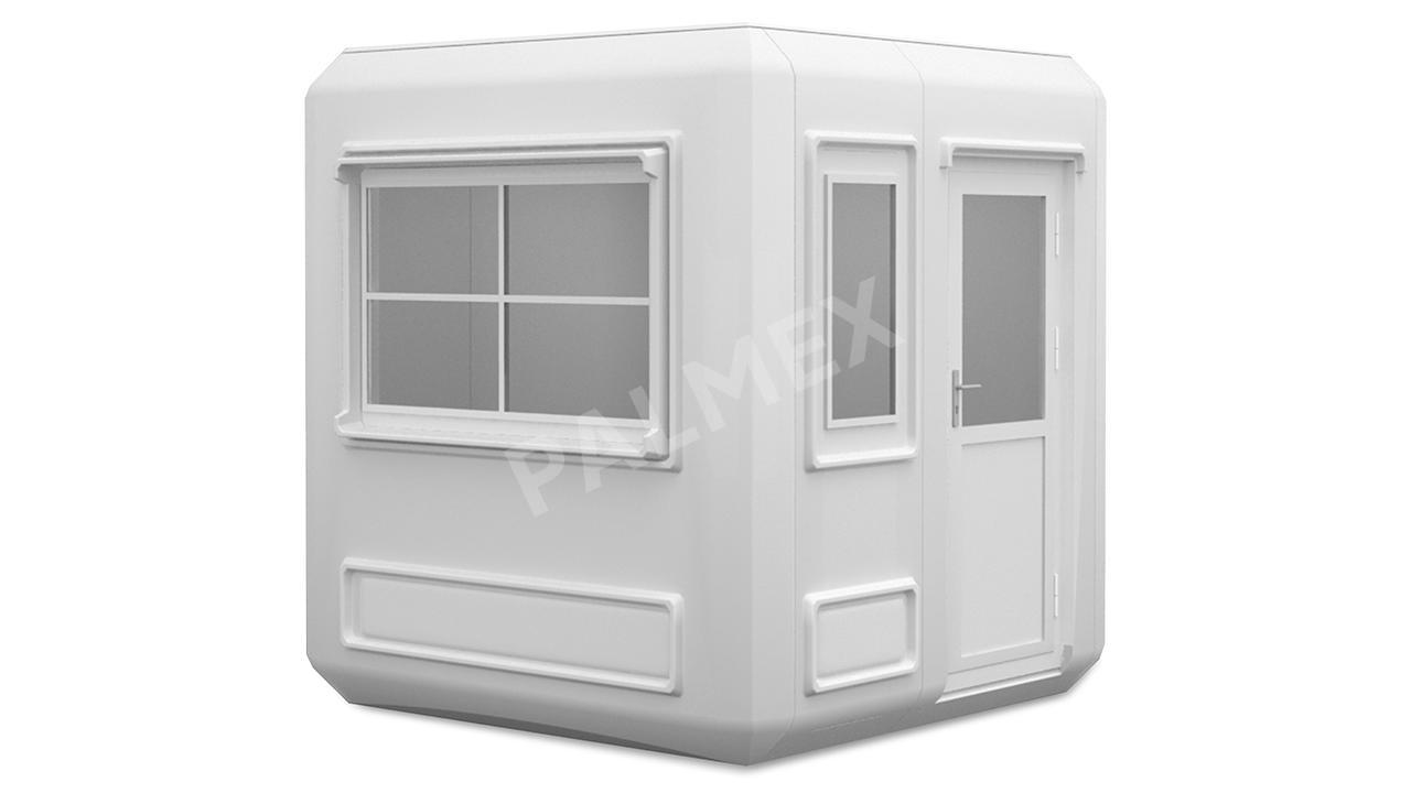Cabina de paza Fiber 3 Alb PALMEX