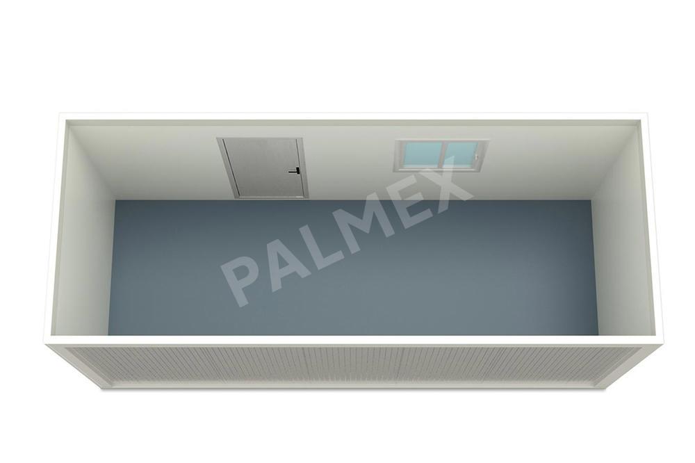 Container Birou 6m Basic Panou Alb PALMEX