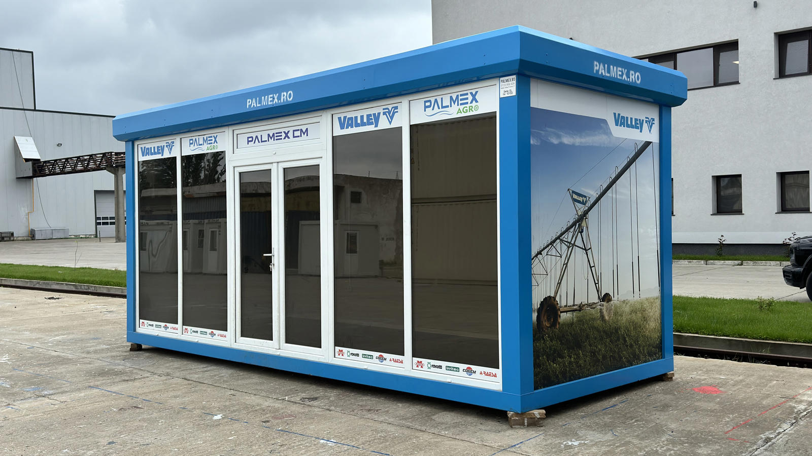 Container comercial 6m Albastru PALMEX
