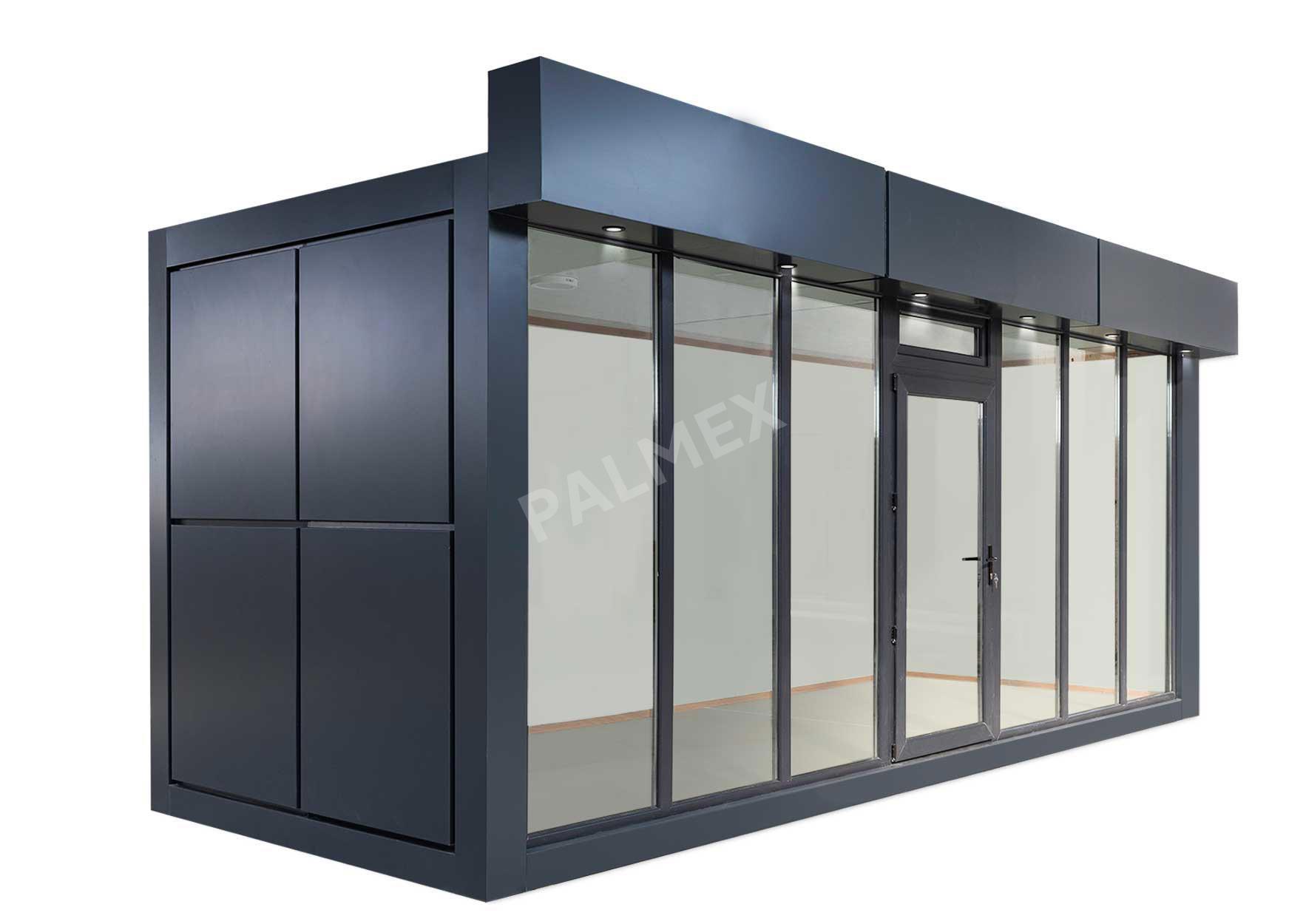 Container Comercial Hi-Fix placat cu bond  Gri PALMEX