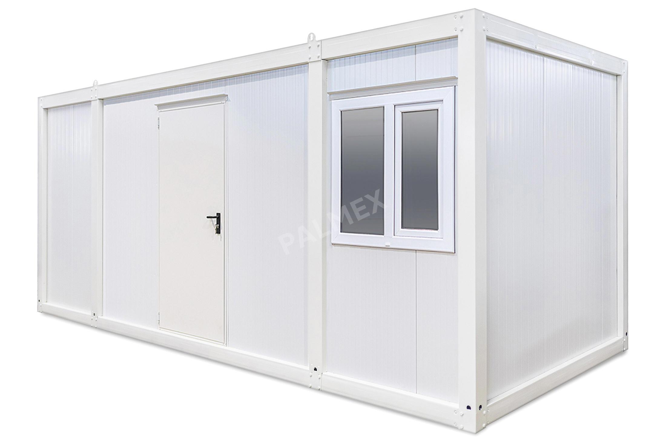 Container de Locuit 6m HI-FLEX cu WC Panou Alb PALMEX