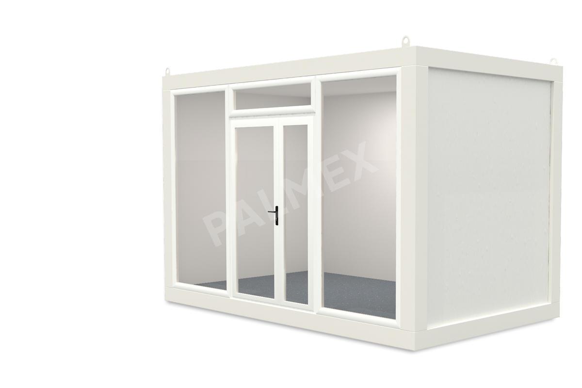 Container magazin 4 m Basic Panou Alb PALMEX