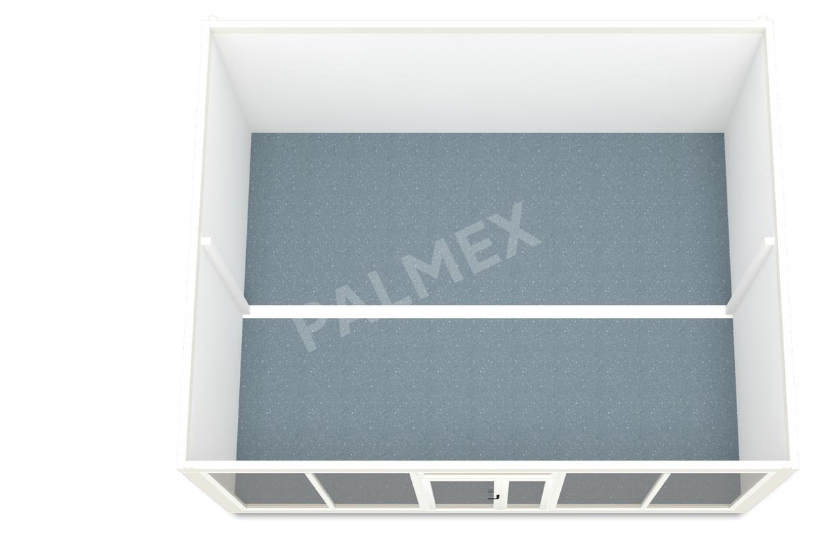 Container magazin 6x4.8 Basic Alb PALMEX