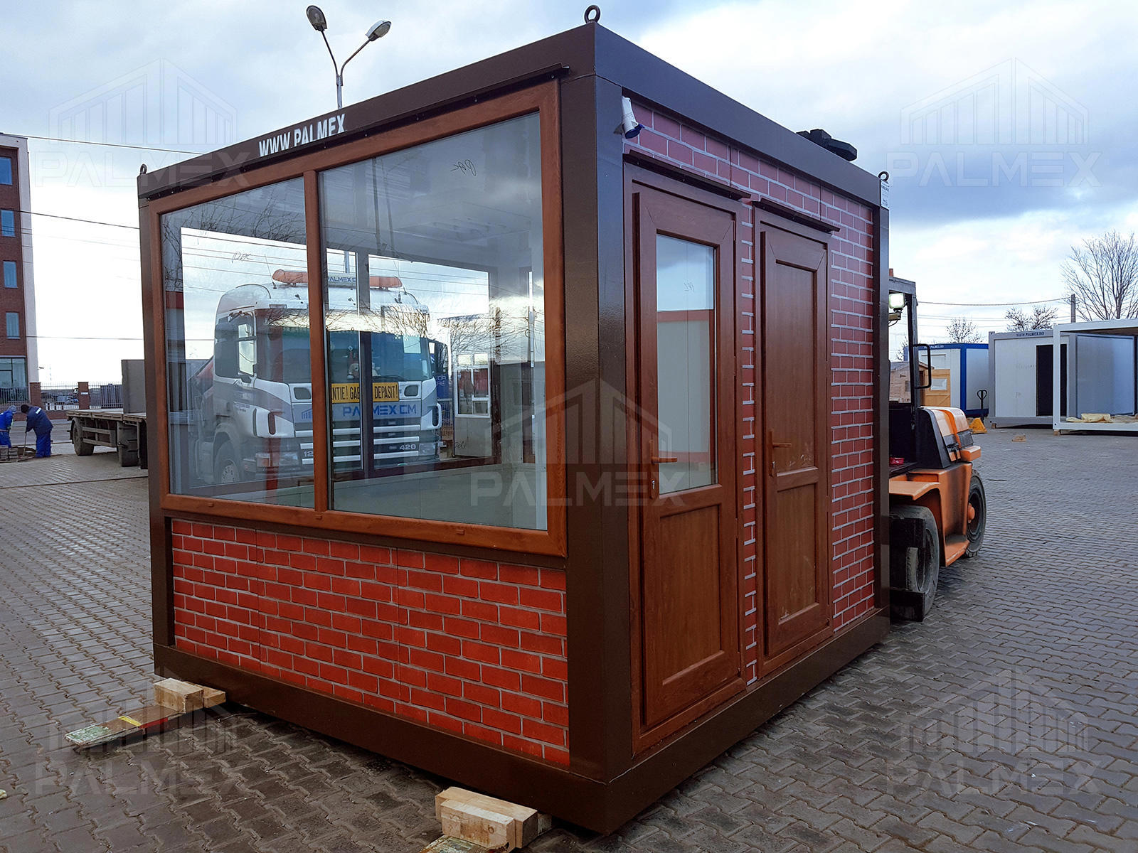 Container modulare aspect Caramida Maro PALMEX