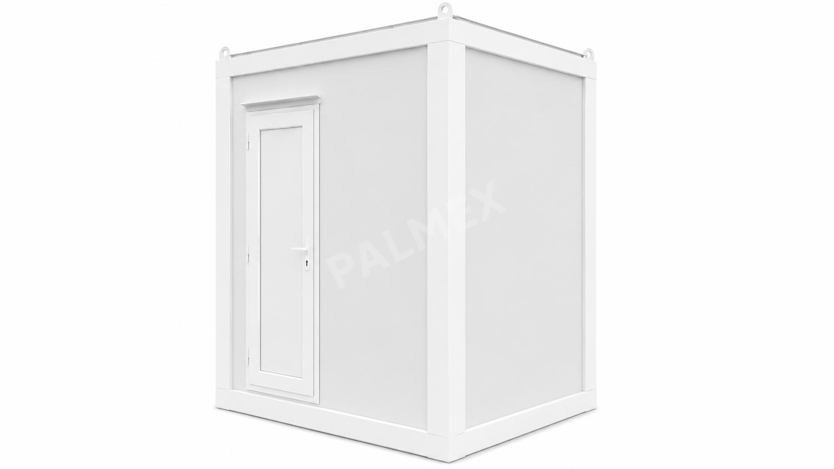 Container Sanitar 2.4m HI-FIX cu WC si Cabina Dus Alb PALMEX