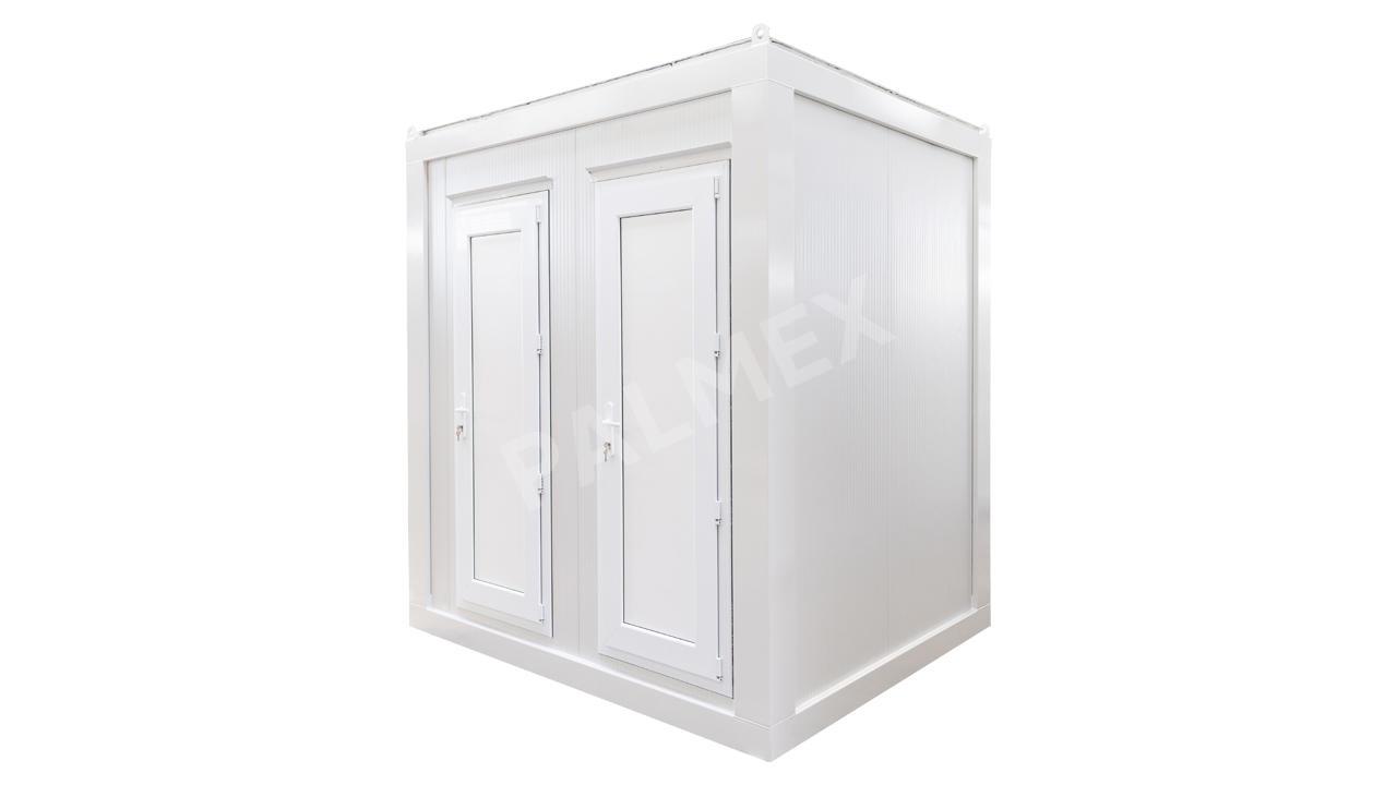 Container Sanitar 2.4m HI-FIX cu WC si Dus Alb PALMEX