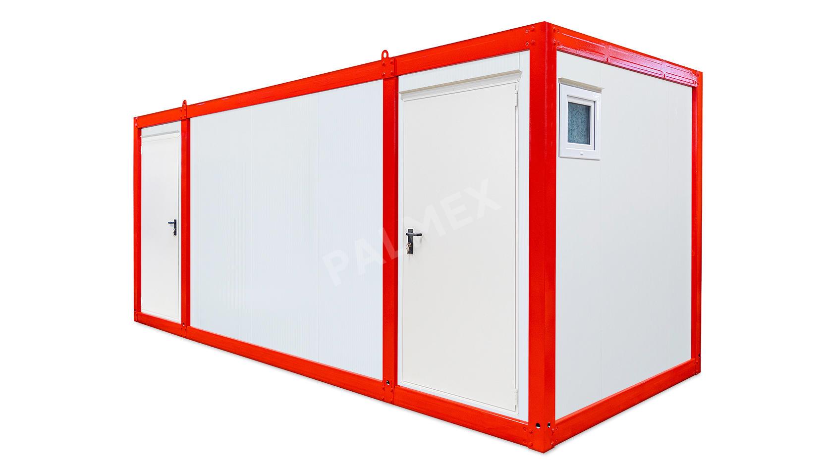 Container Sanitar 6m HI-FLEX 5 WC 1 Pisoar Panou Alb PALMEX