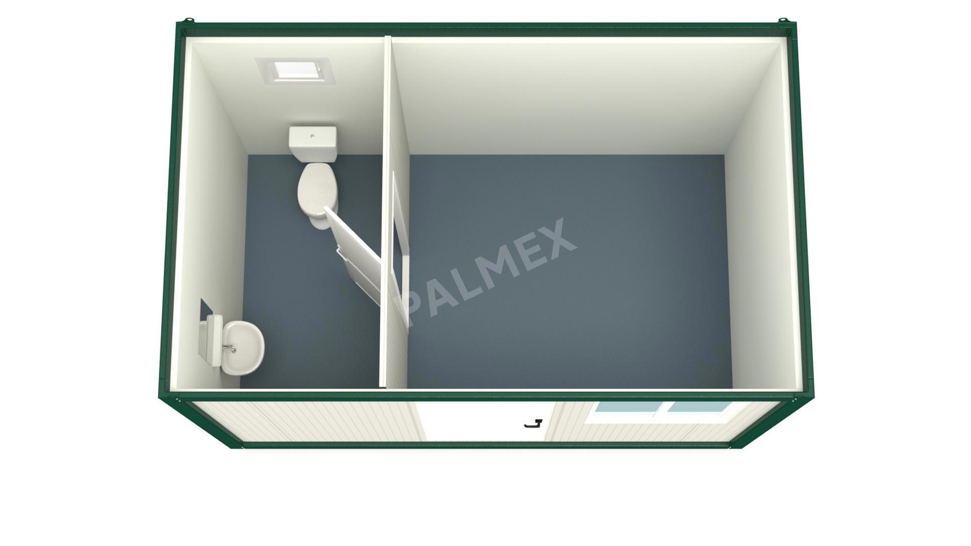 Container de Locuit 4m HI-FLEX cu WC