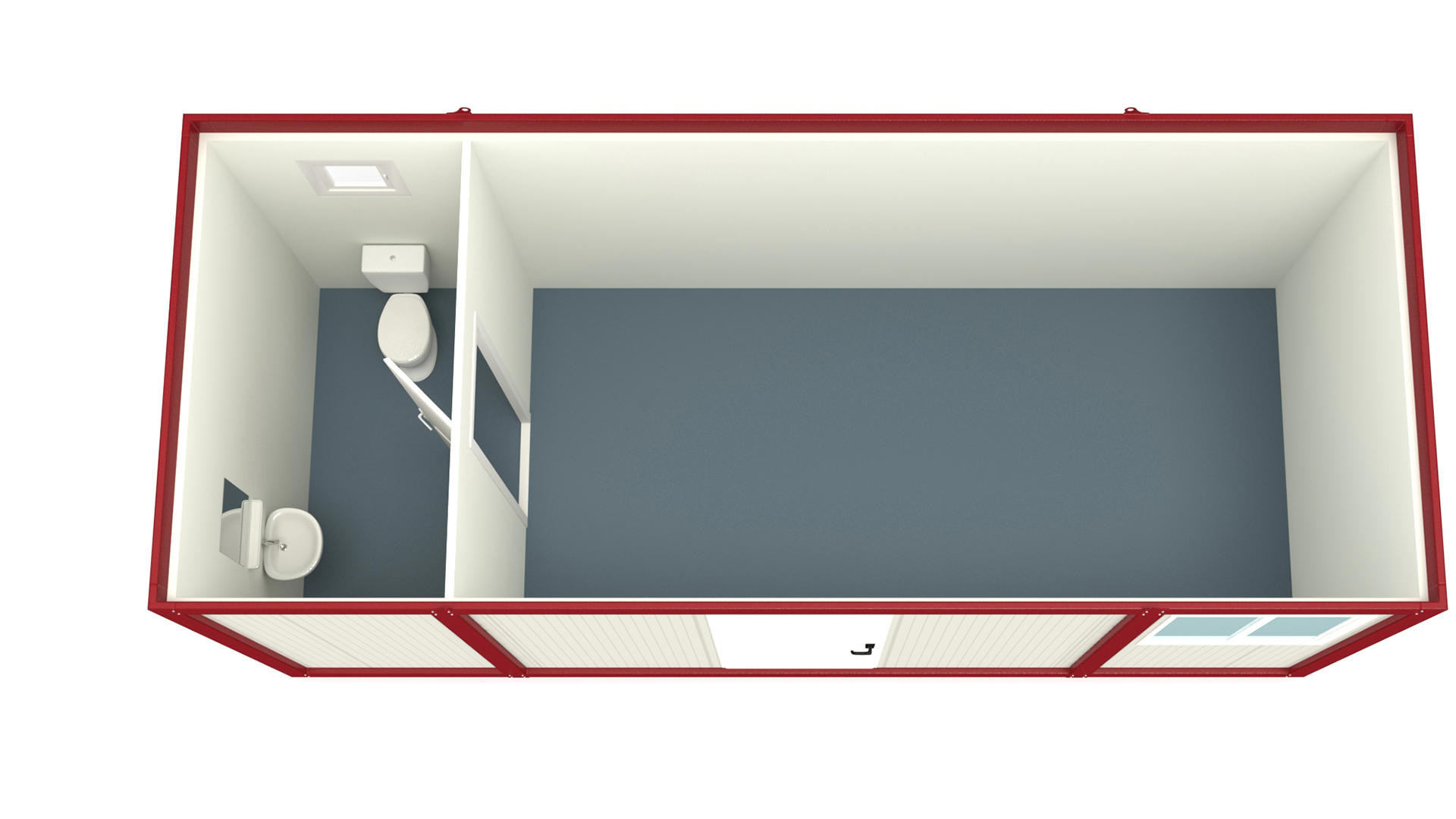Container Dormitor 6m HI-FLEX 1 Usa 1 Fereastra