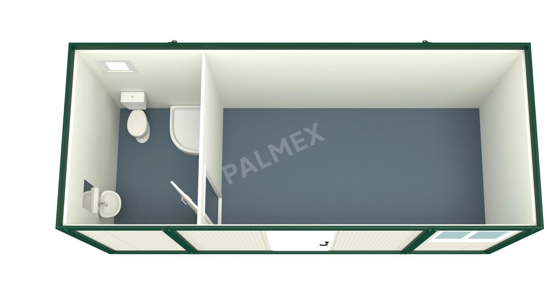 Container de Locuit 6m HI-FLEX cu WC si Dus
