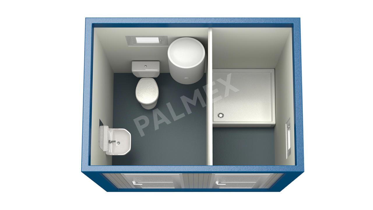 Container Sanitar 2.4m HI-FIX cu WC si Dus