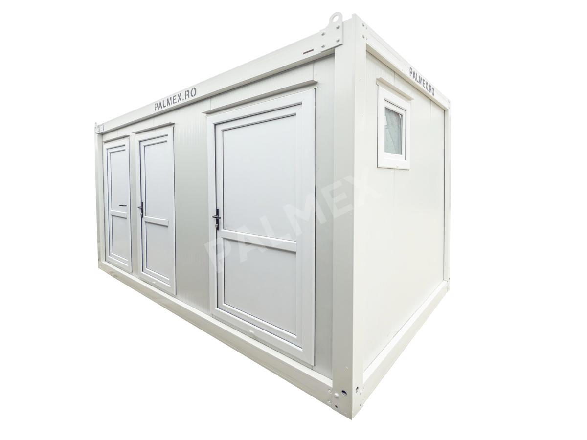 Container Sanitar 4m HI-FLEX 2 Dusuri + 2 WC-uri